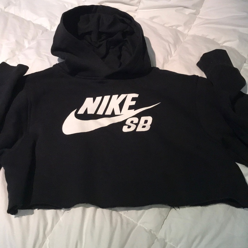 Nike sb cropped hoodie